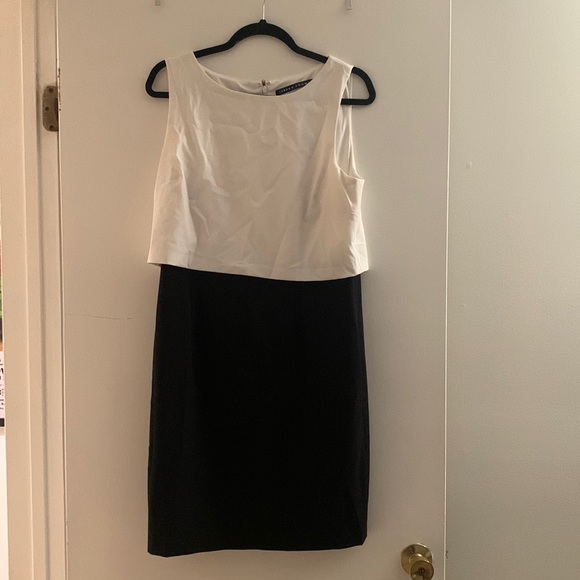 Ivanka Trump | Dresses | Ivanka Trump Size 2 Black Dress With White Overlay Top | Poshmark Ivanka Trump | Dresses | Ivanka Trump Size 2 Black Dress With White Overlay Top | Poshmark
